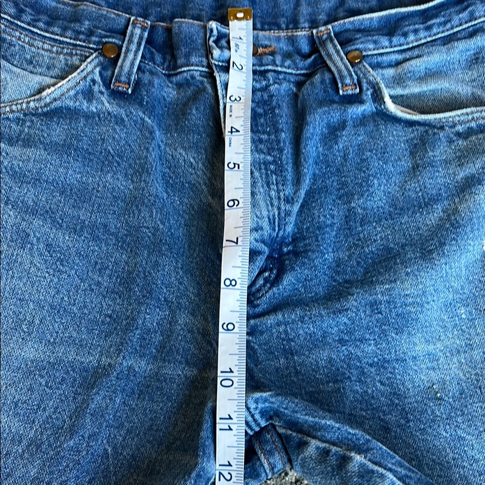 Vintage Wrangler Blue Denim Cutoff Shorts - Picture 3 of 5